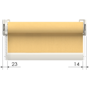 Тканинні ролети система відкритого типу Standard 42